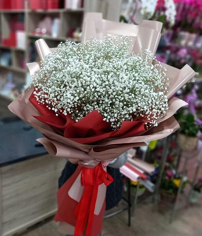Букет цветов из: Гипсофила в Сосногорске