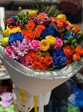 Букет цветов из:  Розы и Хризантемы #REPLACE_PRED# Сосногорске