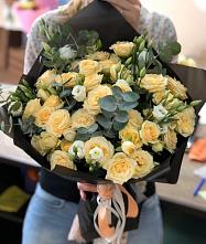Букет цветов из:  Розы и Лизиантусы #REPLACE_PRED# Сосногорске